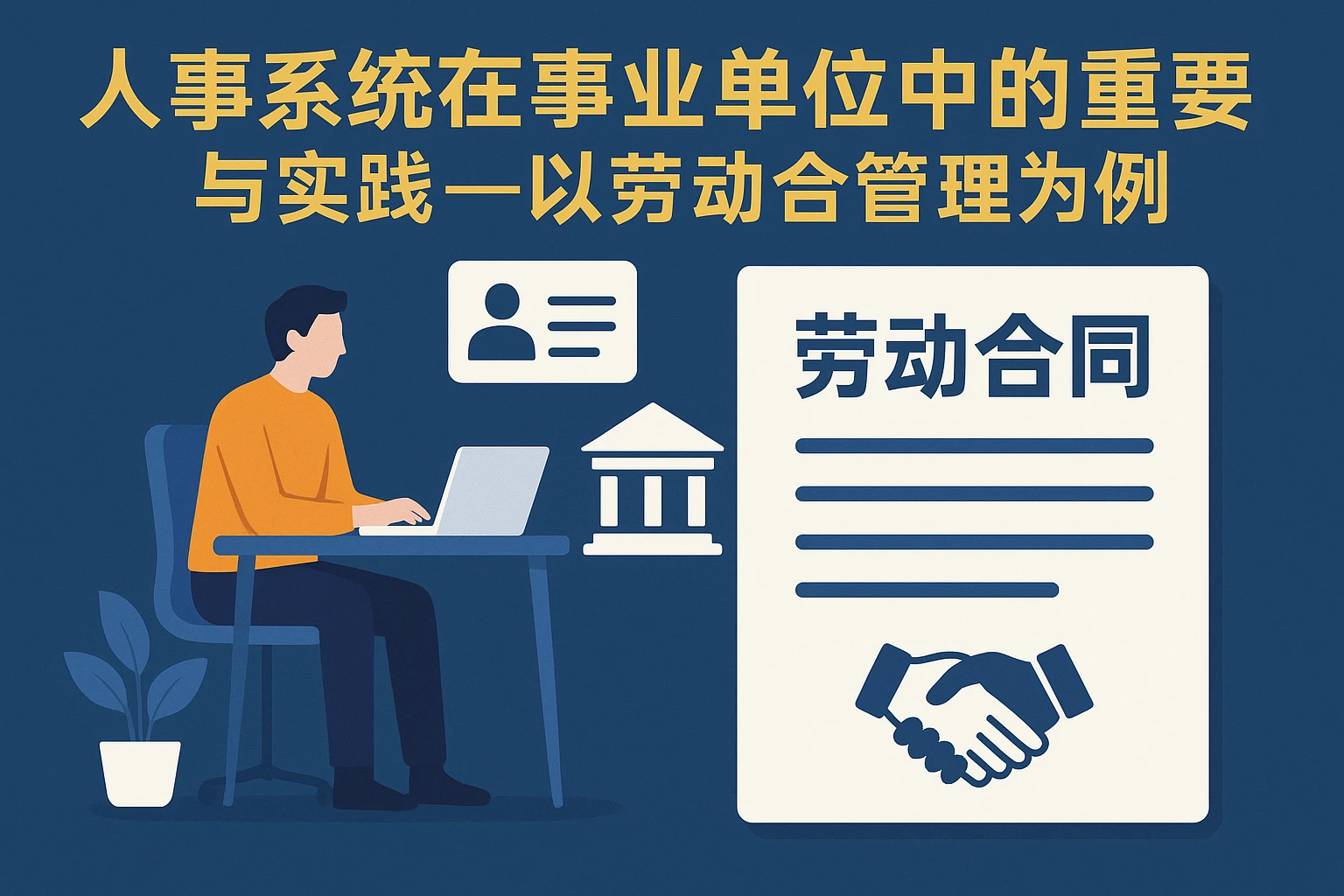人事系统在事业单位中的重要性与实践——以劳动合同管理为例