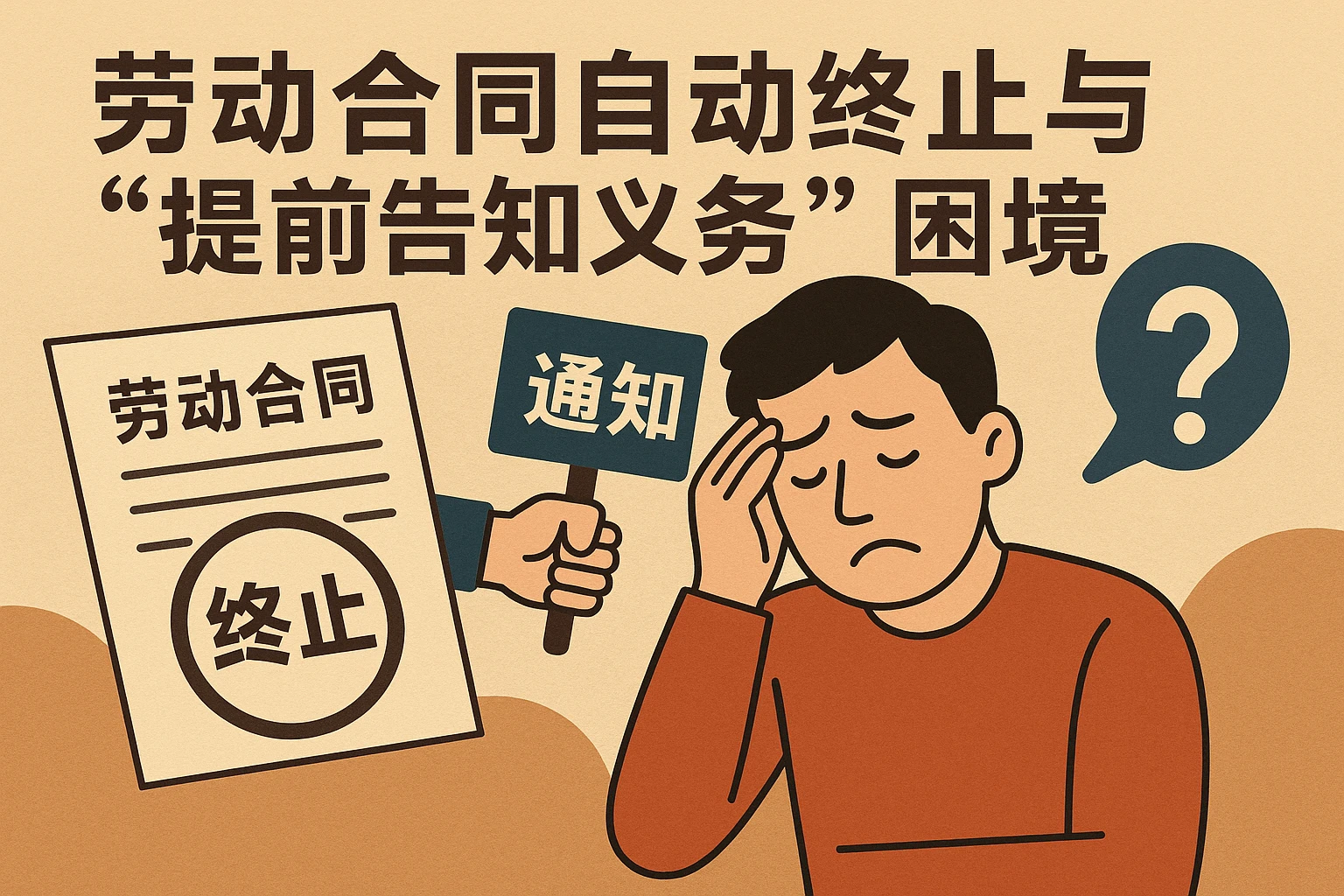 劳动合同自动终止与“提前告知义务”困境