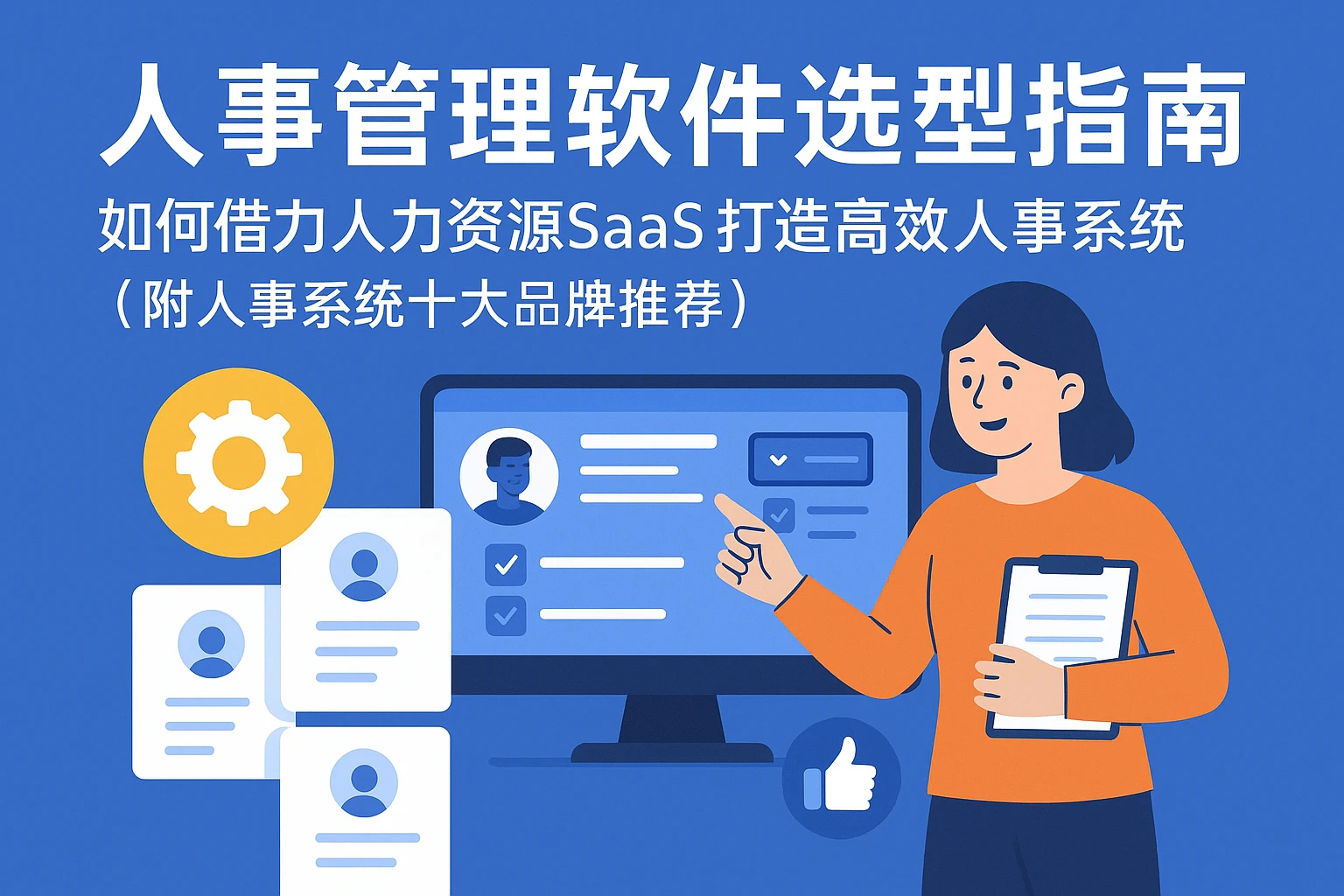 人事管理软件选型指南：如何借力人力资源SaaS打造高效人事系统（附人事系统十大品牌推荐）