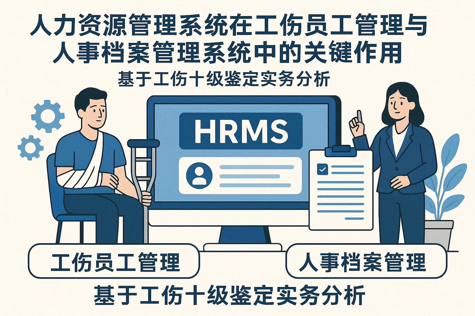 人力资源管理系统在工伤员工管理与人事档案管理系统中的关键作用——基于工伤十级鉴定实务分析