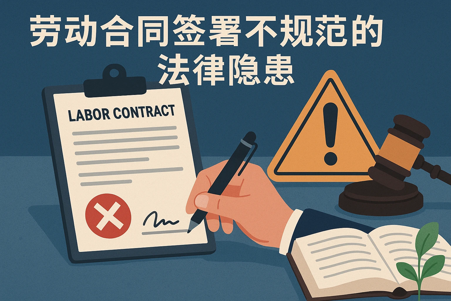 劳动合同签署不规范的法律隐患
