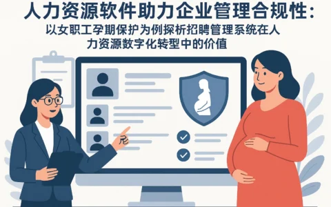 人力资源软件助力企业管理合规性：以女职工孕期保护为例探析招聘管理系统在人力资源数字化转型中的价值
