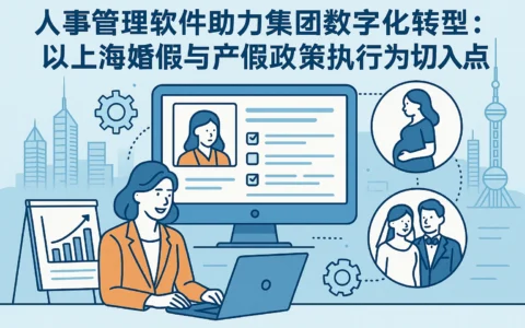 人事管理软件助力集团数字化转型：以上海婚假与产假政策执行为切入点