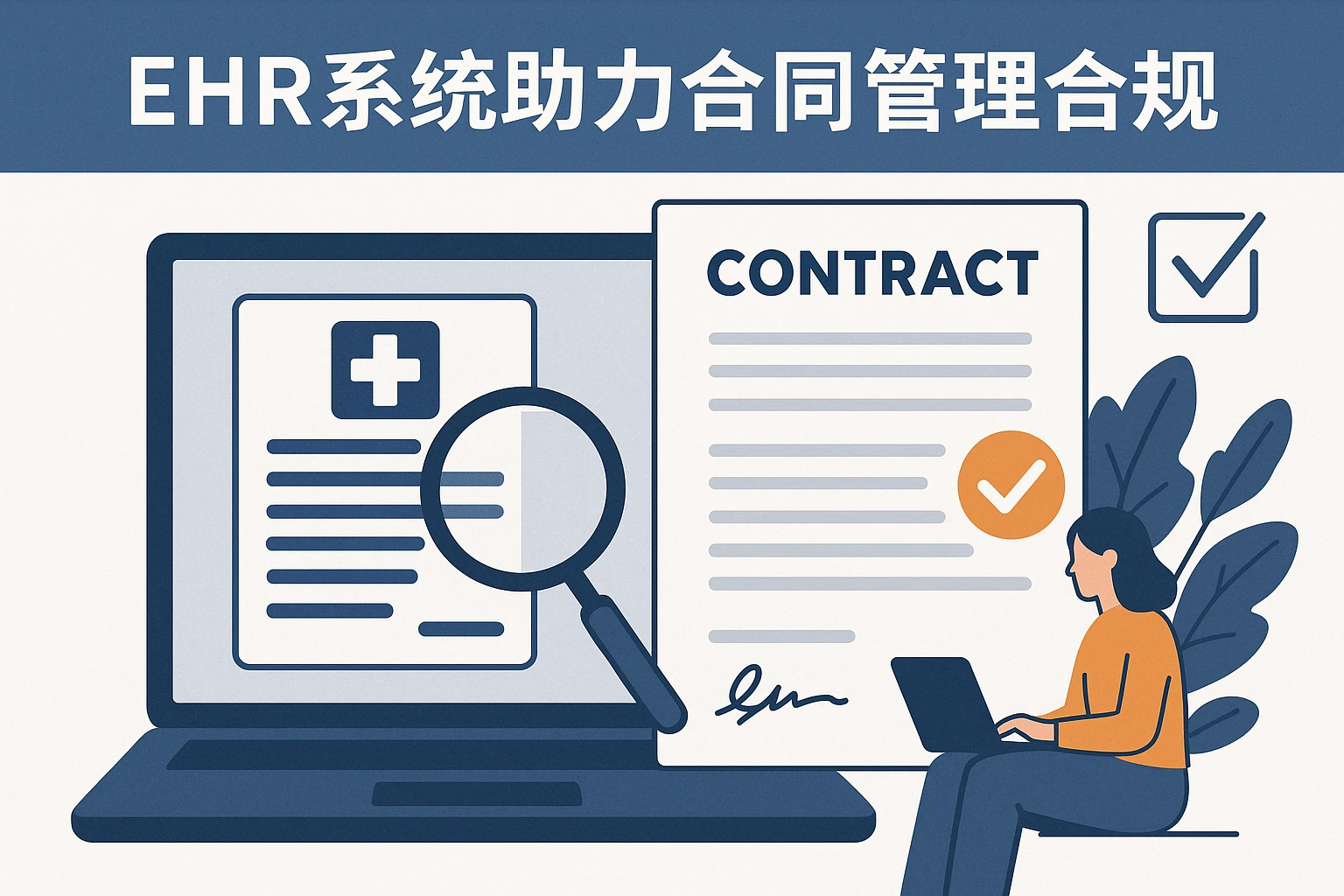 EHR系统助力合同管理合规