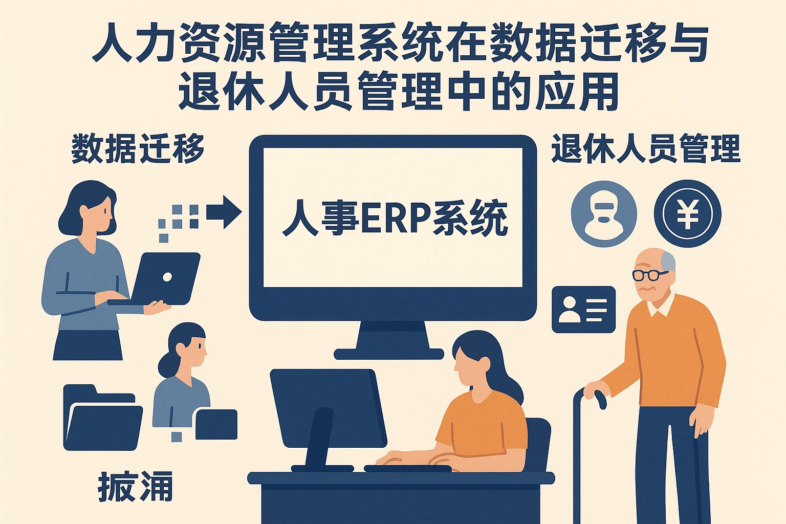 人力资源管理系统在数据迁移与退休人员管理中的应用——以人事ERP系统为核心