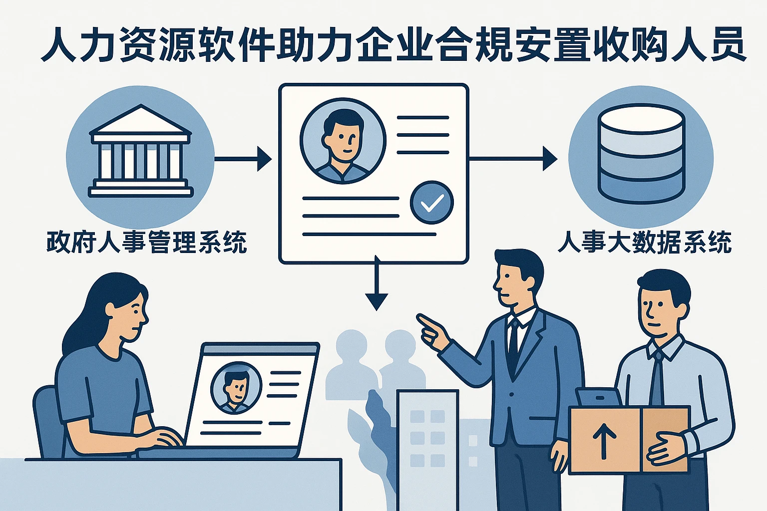 人力资源软件助力企业合规安置收购人员——以政府人事管理系统与人事大数据系统为核心