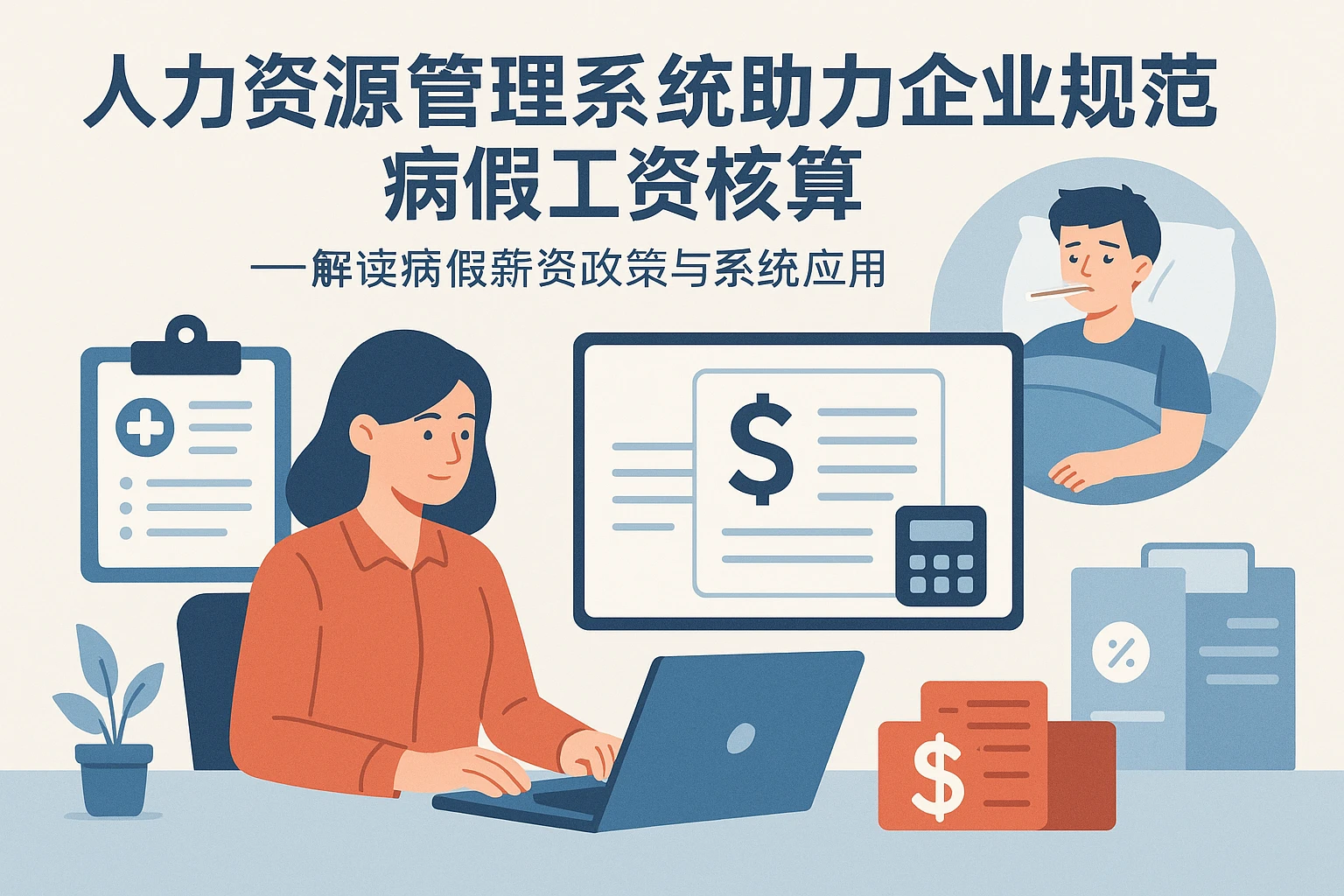 人力资源管理系统助力企业规范病假工资核算——解读病假薪资政策与系统应用