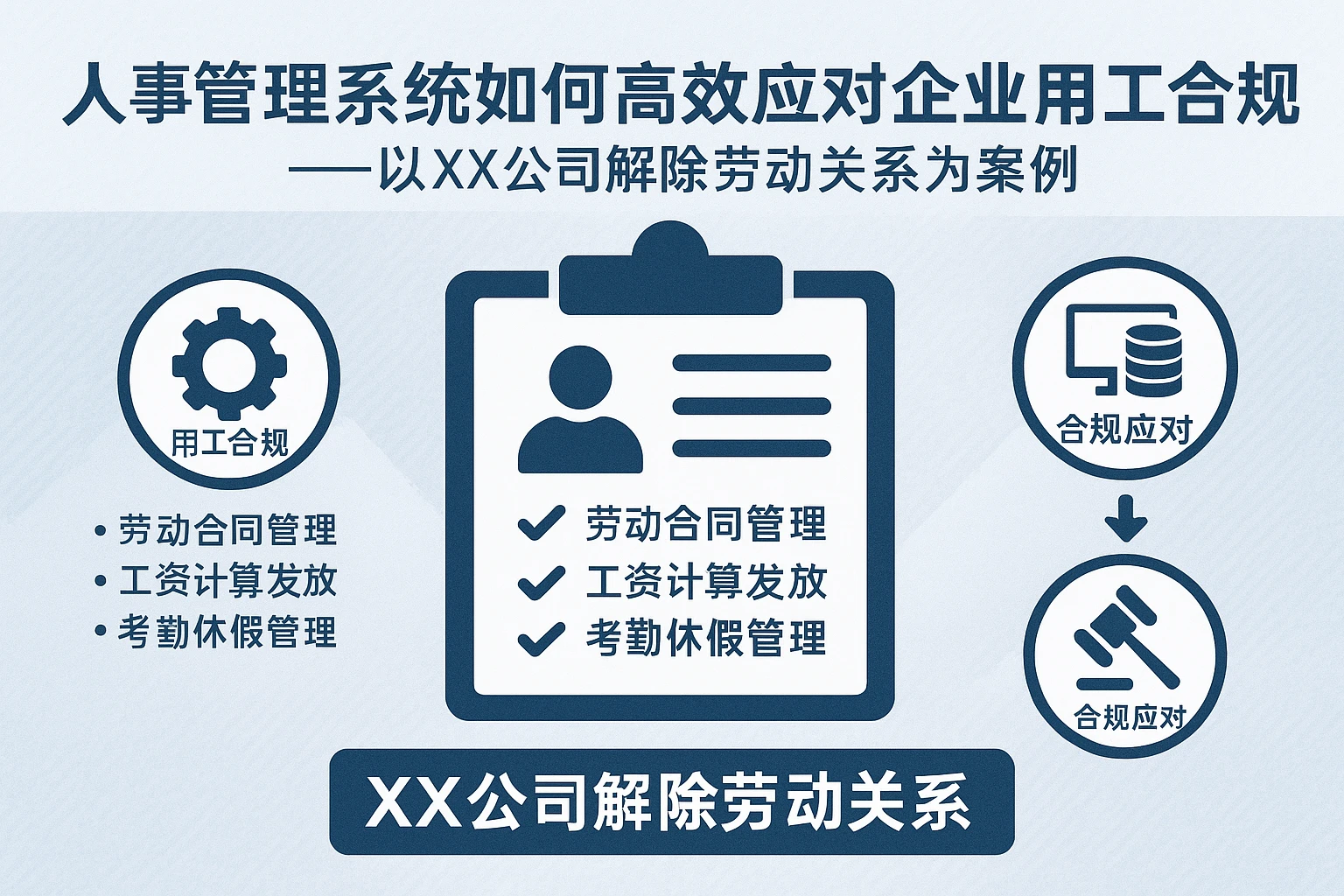 人事管理系统如何高效应对企业用工合规挑战——以xx公司解除劳动关系为案例