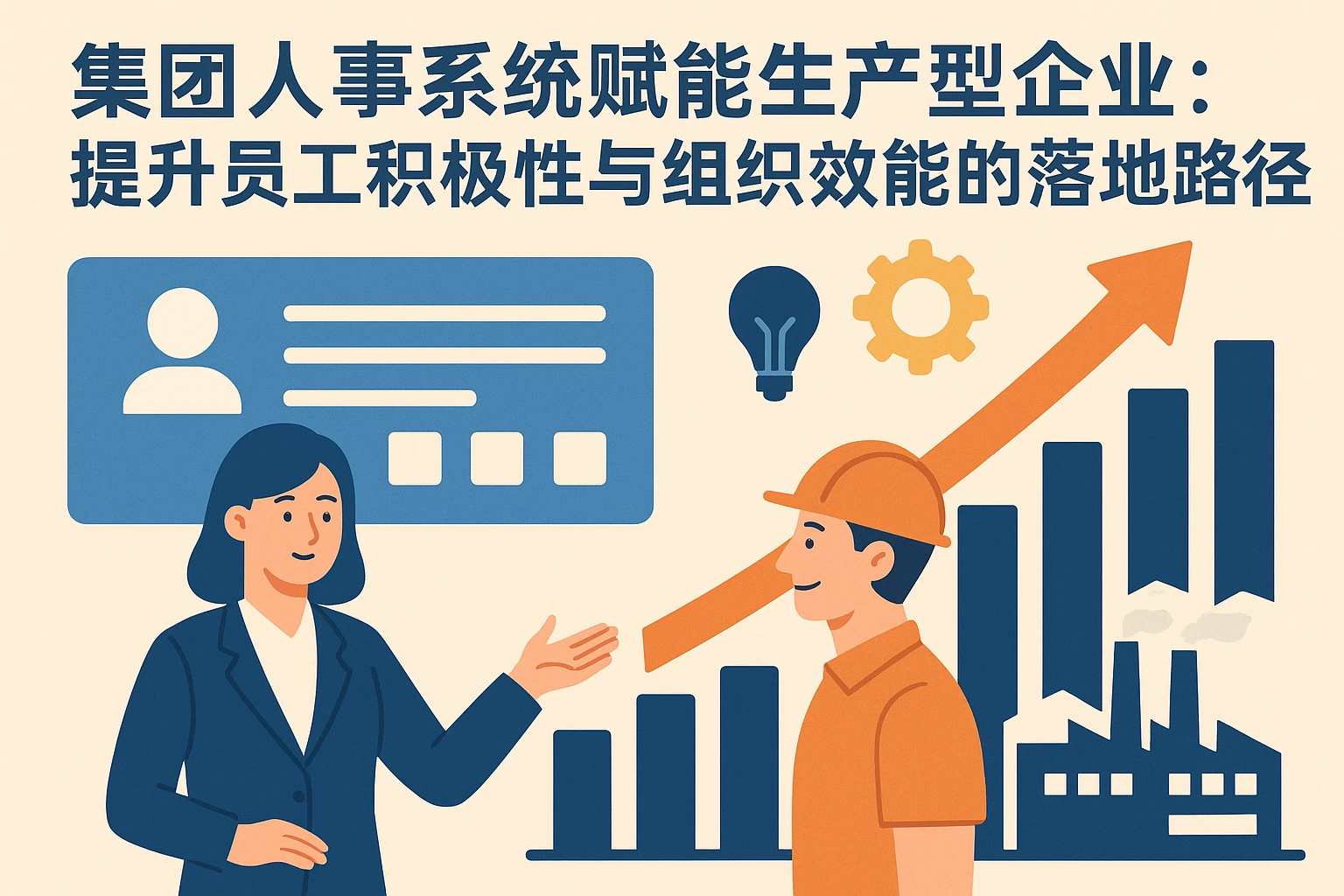 集团人事系统赋能生产型企业：提升员工积极性与组织效能的落地路径