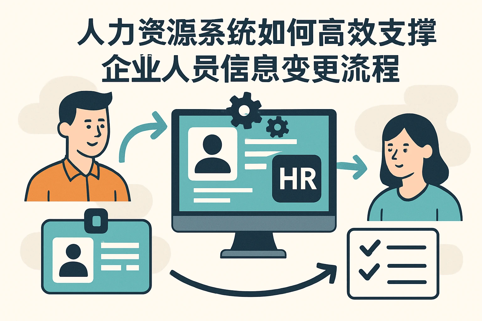 人力资源系统如何高效支撑企业人员信息变更流程