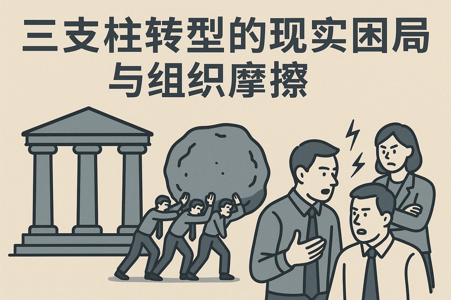 三支柱转型的现实困局与组织摩擦