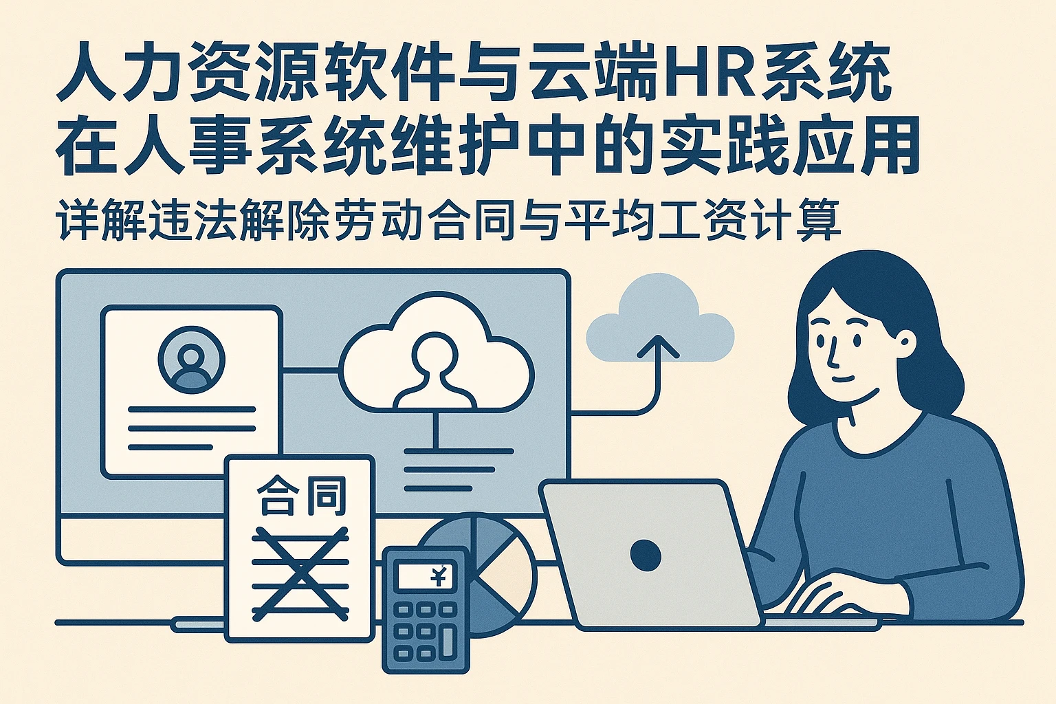 人力资源软件与云端HR系统在人事系统维护中的实践应用——详解违法解除劳动合同与平均工资计算