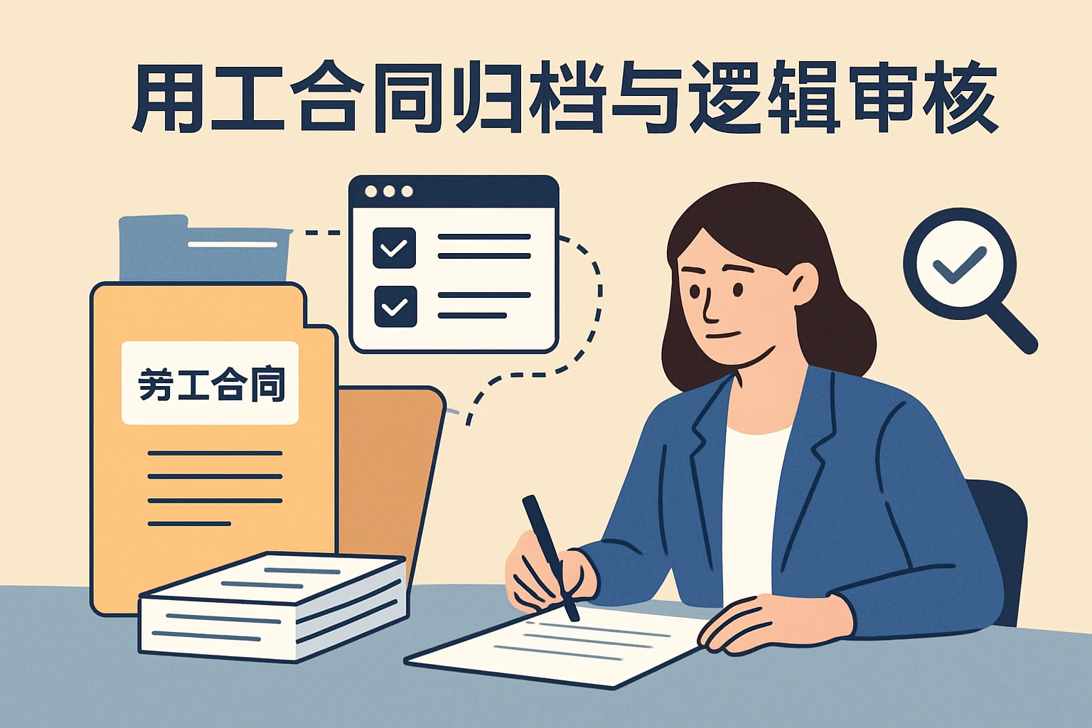 2. 用工合同归档与逻辑审核