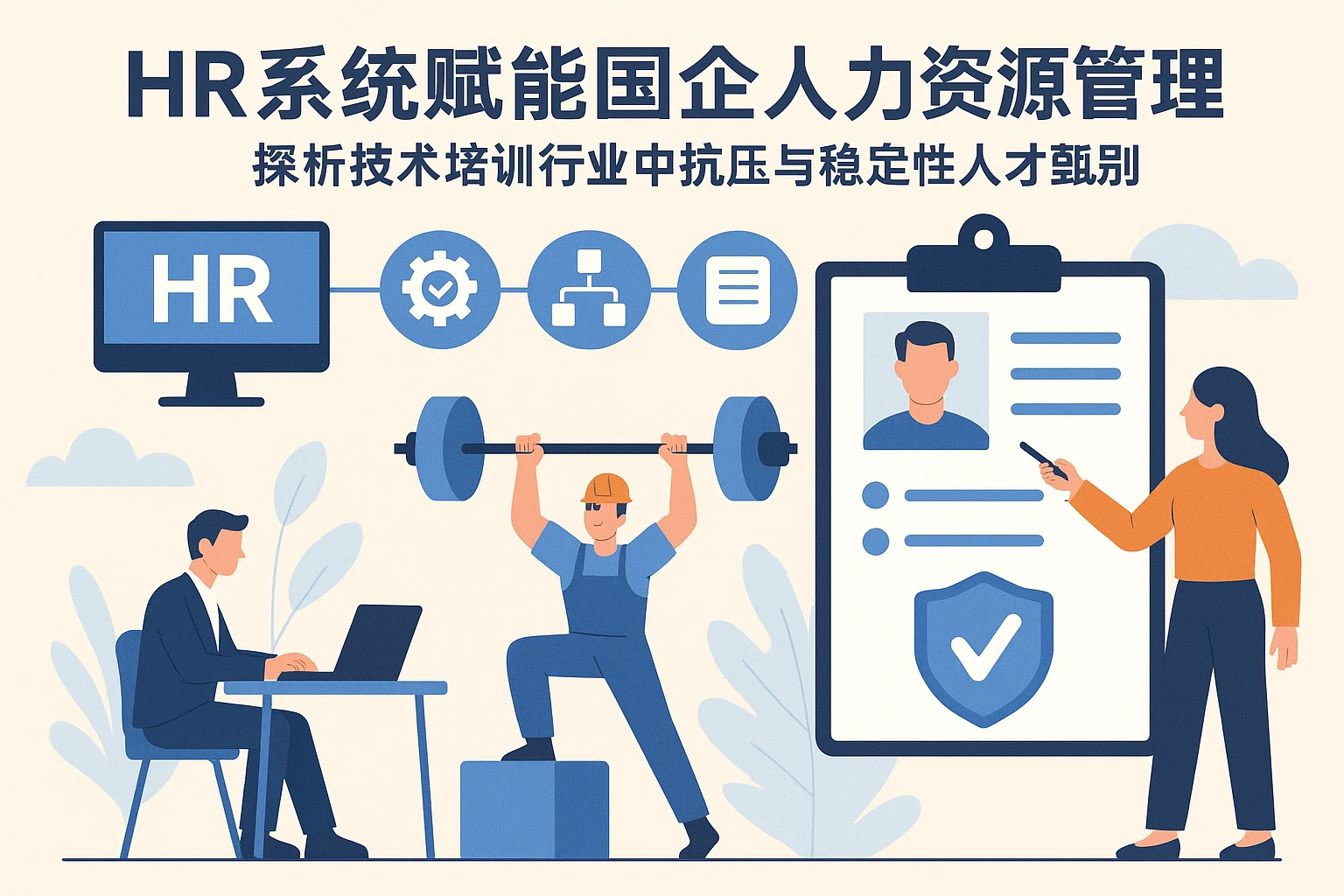 HR系统赋能国企人力资源管理——探析技术培训行业中抗压与稳定性人才甄别