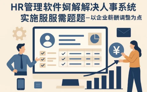 HR管理软件如何解决人事系统实施服务难题——以企业薪酬调整为切入点