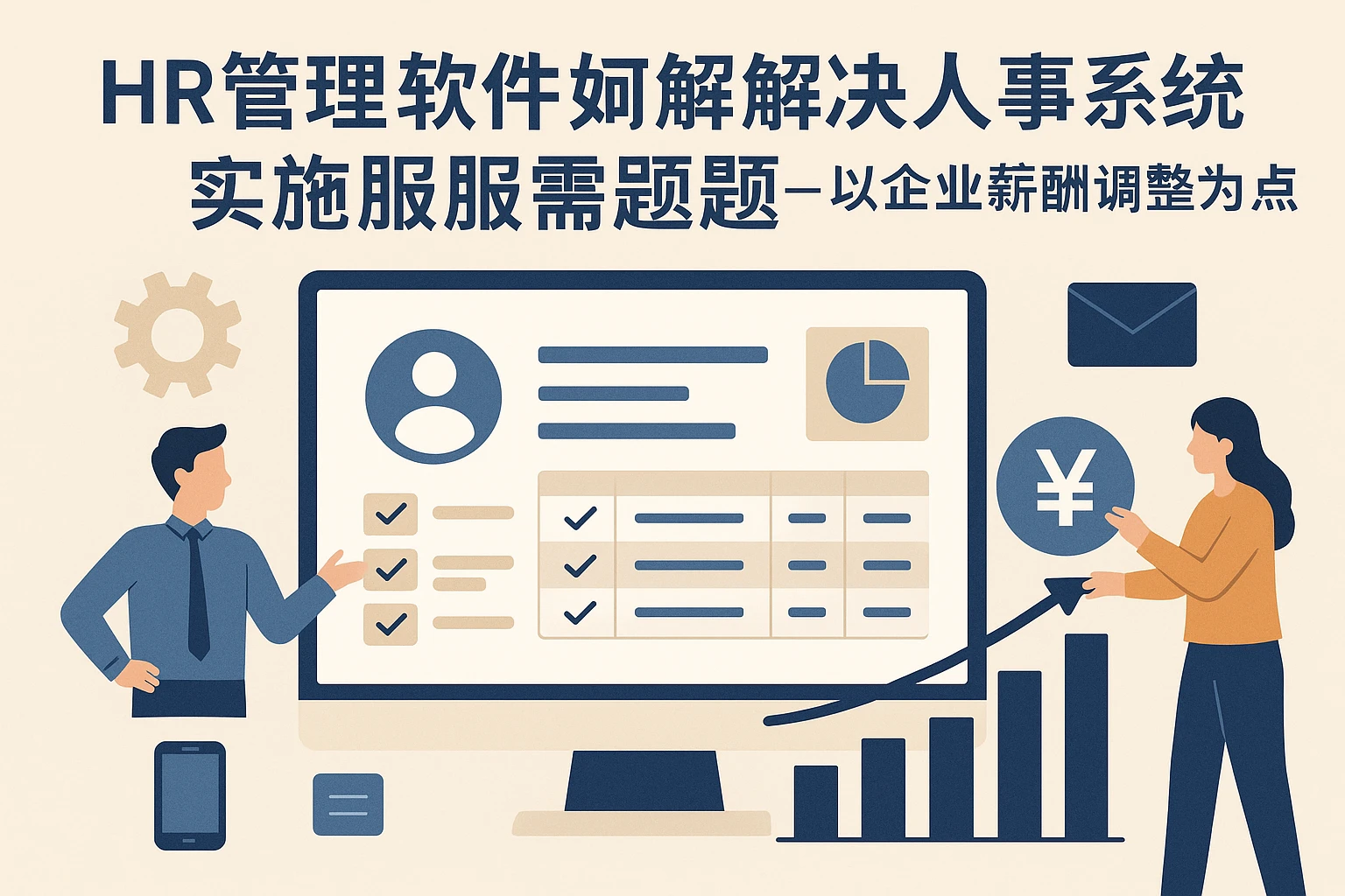 HR管理软件如何解决人事系统实施服务难题——以企业薪酬调整为切入点