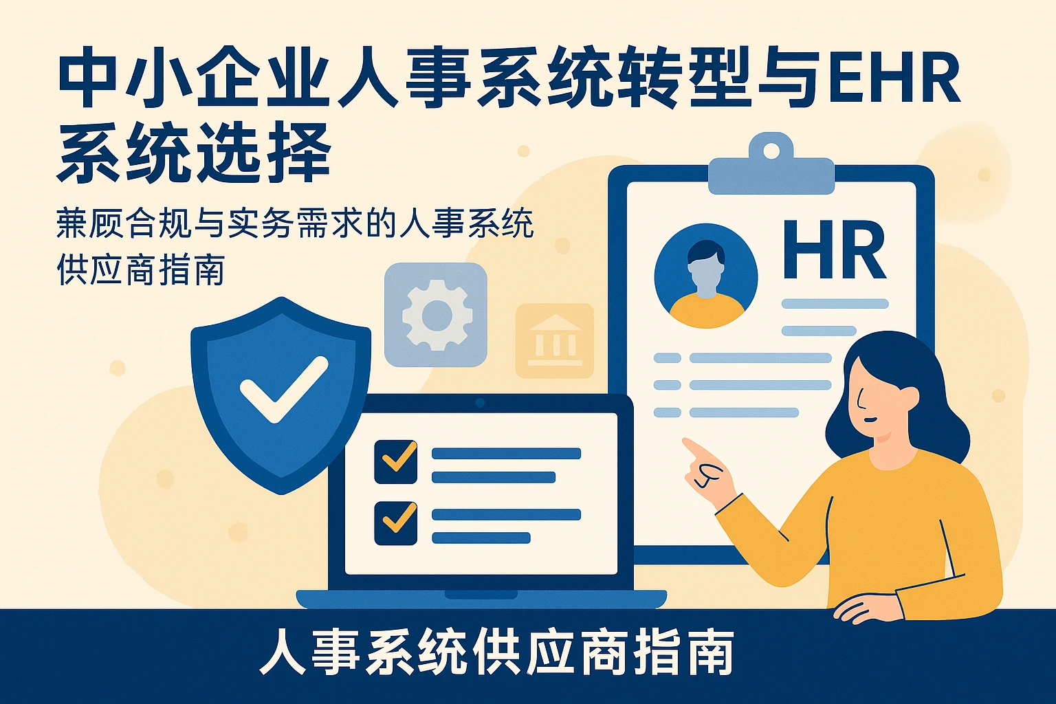 中小企业人事系统转型与EHR系统选择：兼顾合规与实务需求的人事系统供应商指南