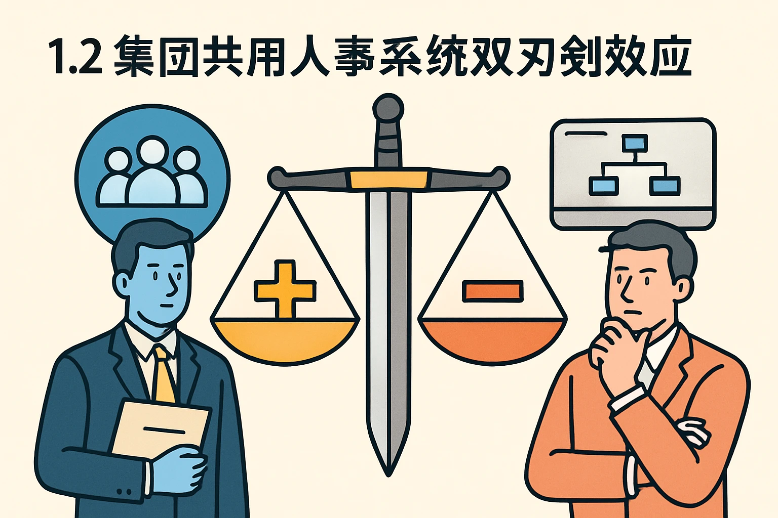 1.2 集团共用人事系统的双刃剑效应