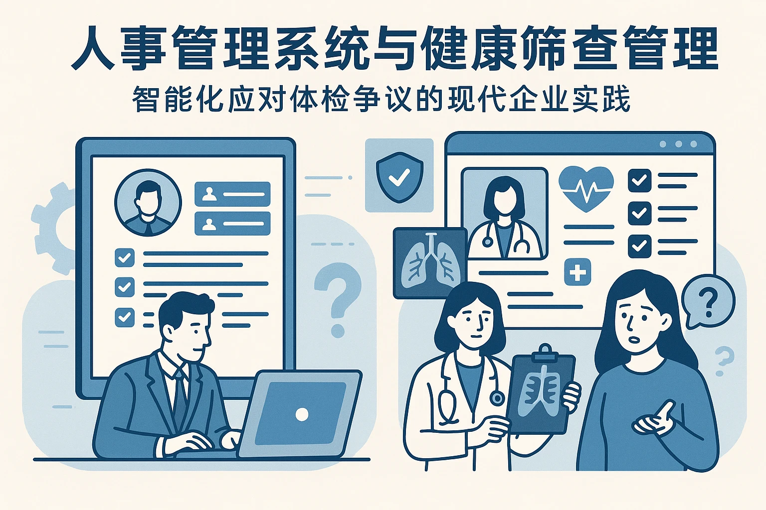 人事管理系统与健康筛查管理：智能化应对体检争议的现代企业实践