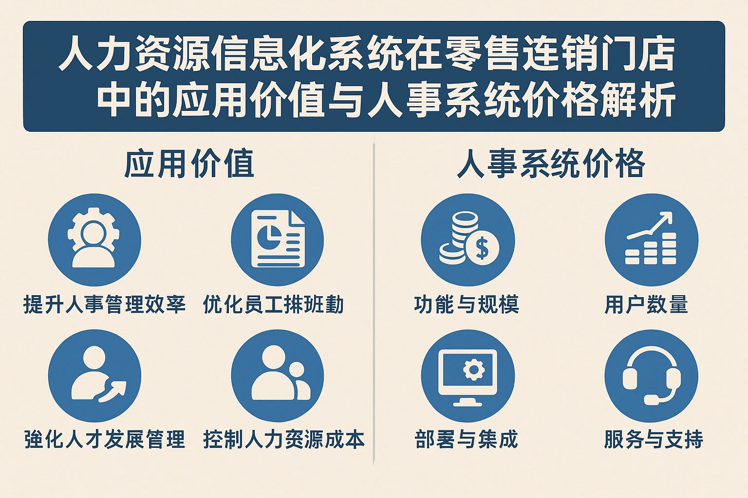 人力资源信息化系统在零售连锁门店中的应用价值与人事系统价格解析