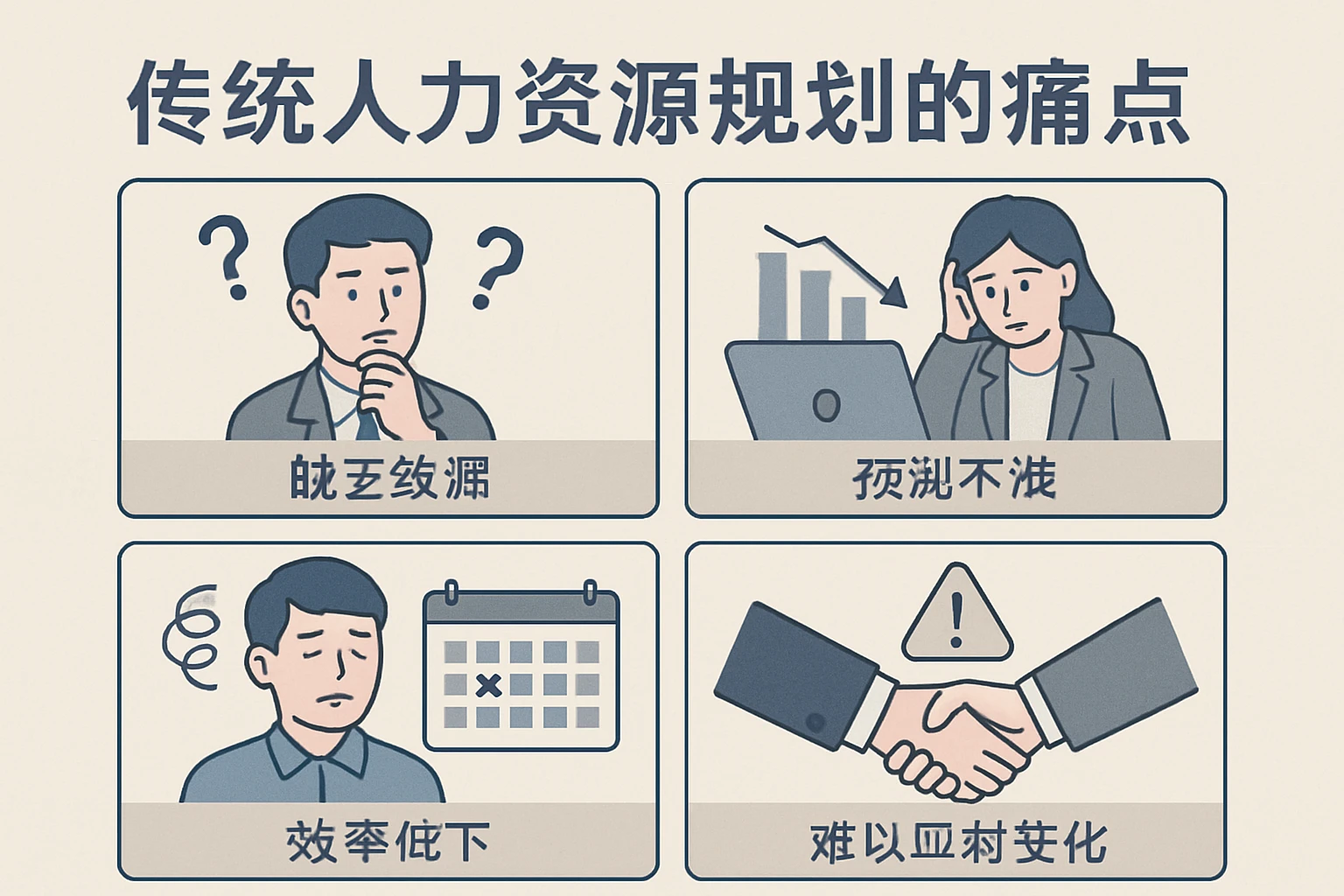 传统人力资源规划的痛点