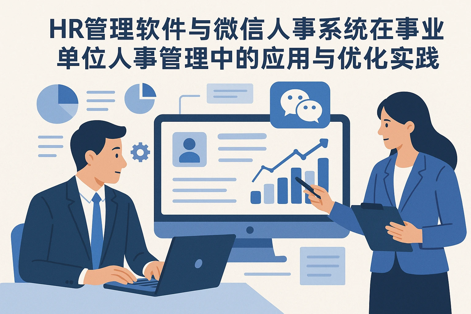 HR管理软件与微信人事系统在事业单位人事管理中的应用与优化实践