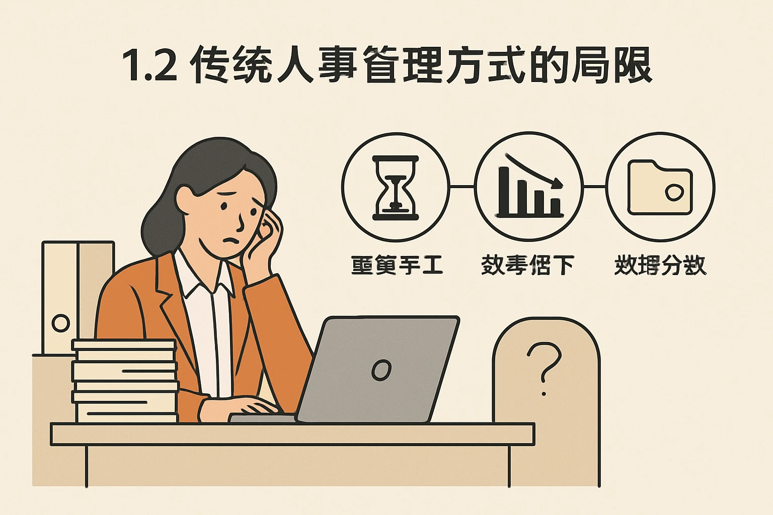 1.2 传统人事管理方式的局限