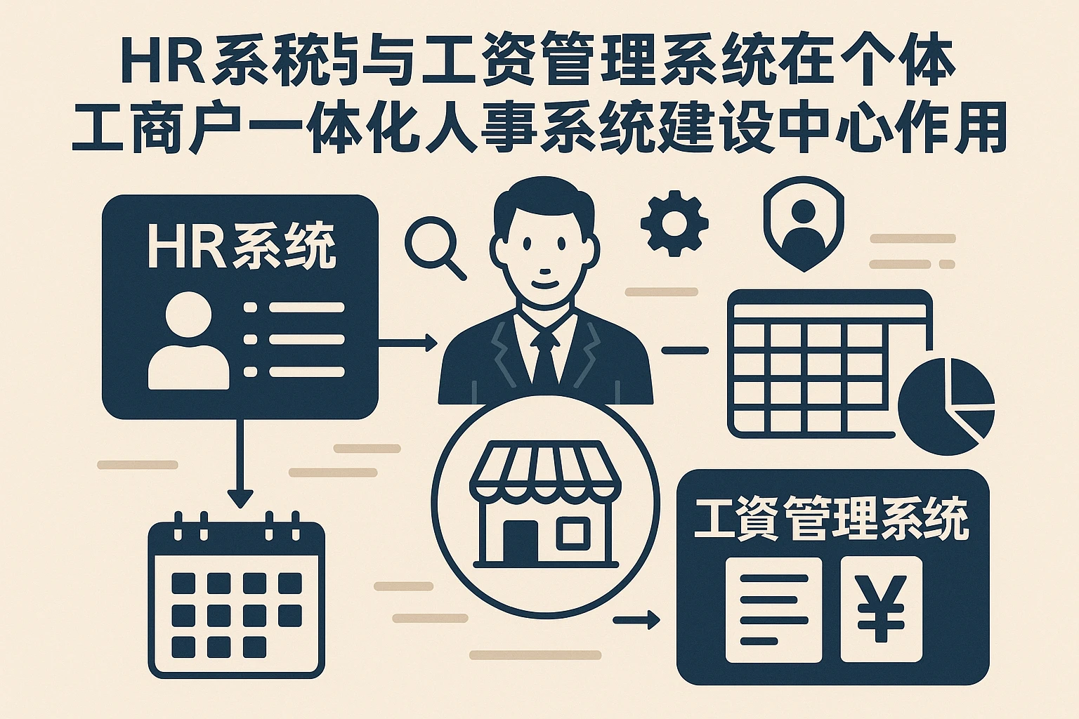 HR系统与工资管理系统在个体工商户一体化人事系统建设中的核心作用
