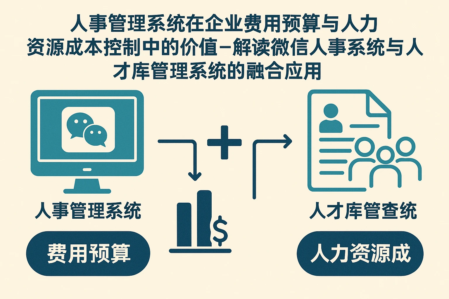 人事管理系统在企业费用预算与人力资源成本控制中的价值——解读微信人事系统与人才库管理系统的融合应用