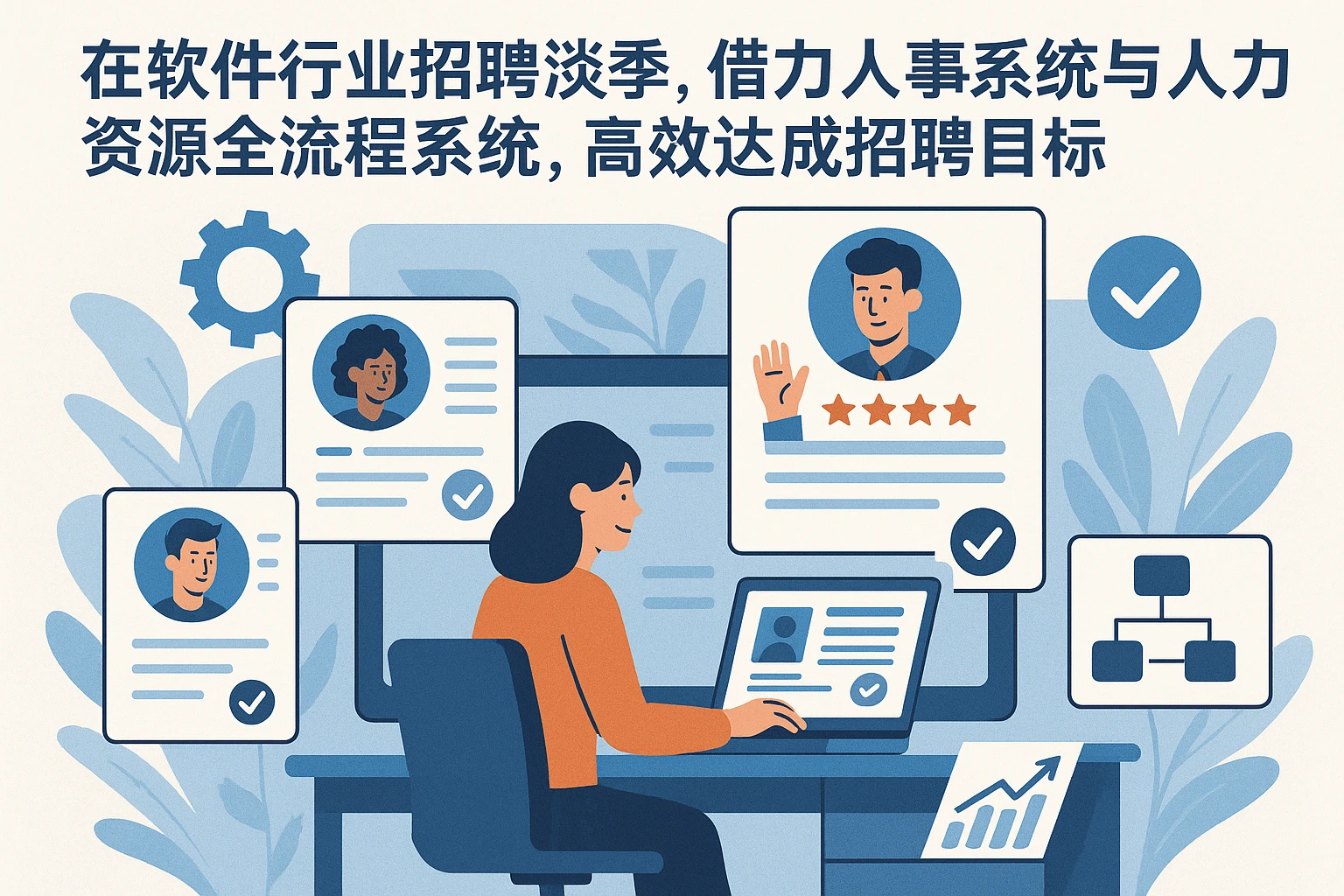 在软件行业招聘淡季，借力人事系统与人力资源全流程系统，高效达成招聘目标