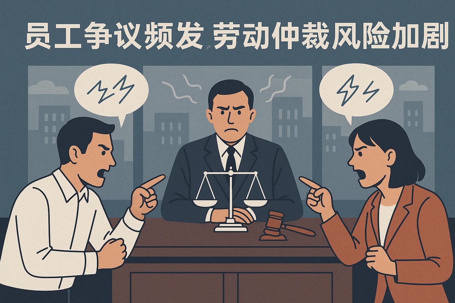 员工争议频发，劳动仲裁风险加剧