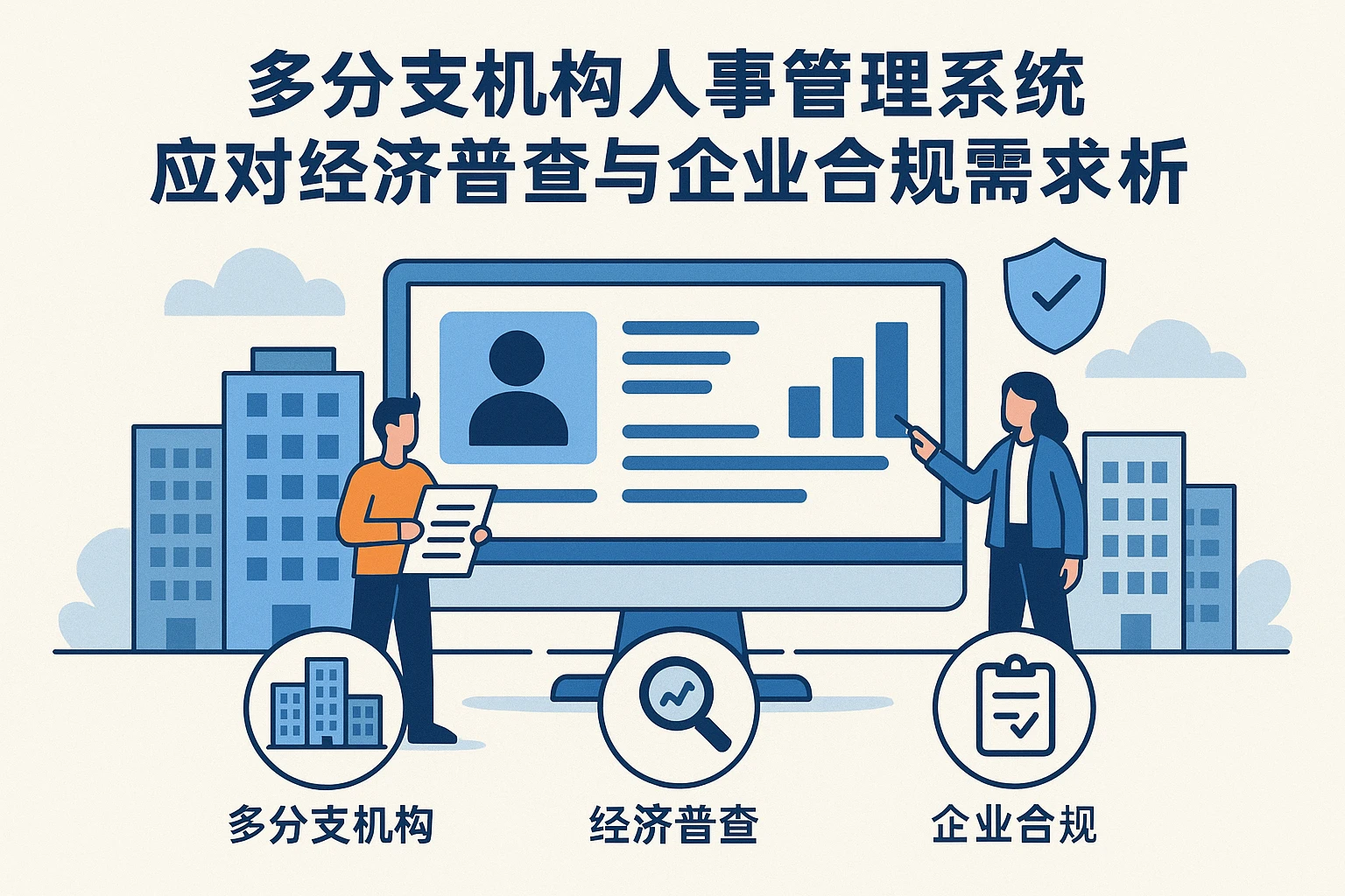 多分支机构人事管理系统应对经济普查与企业合规需求探析