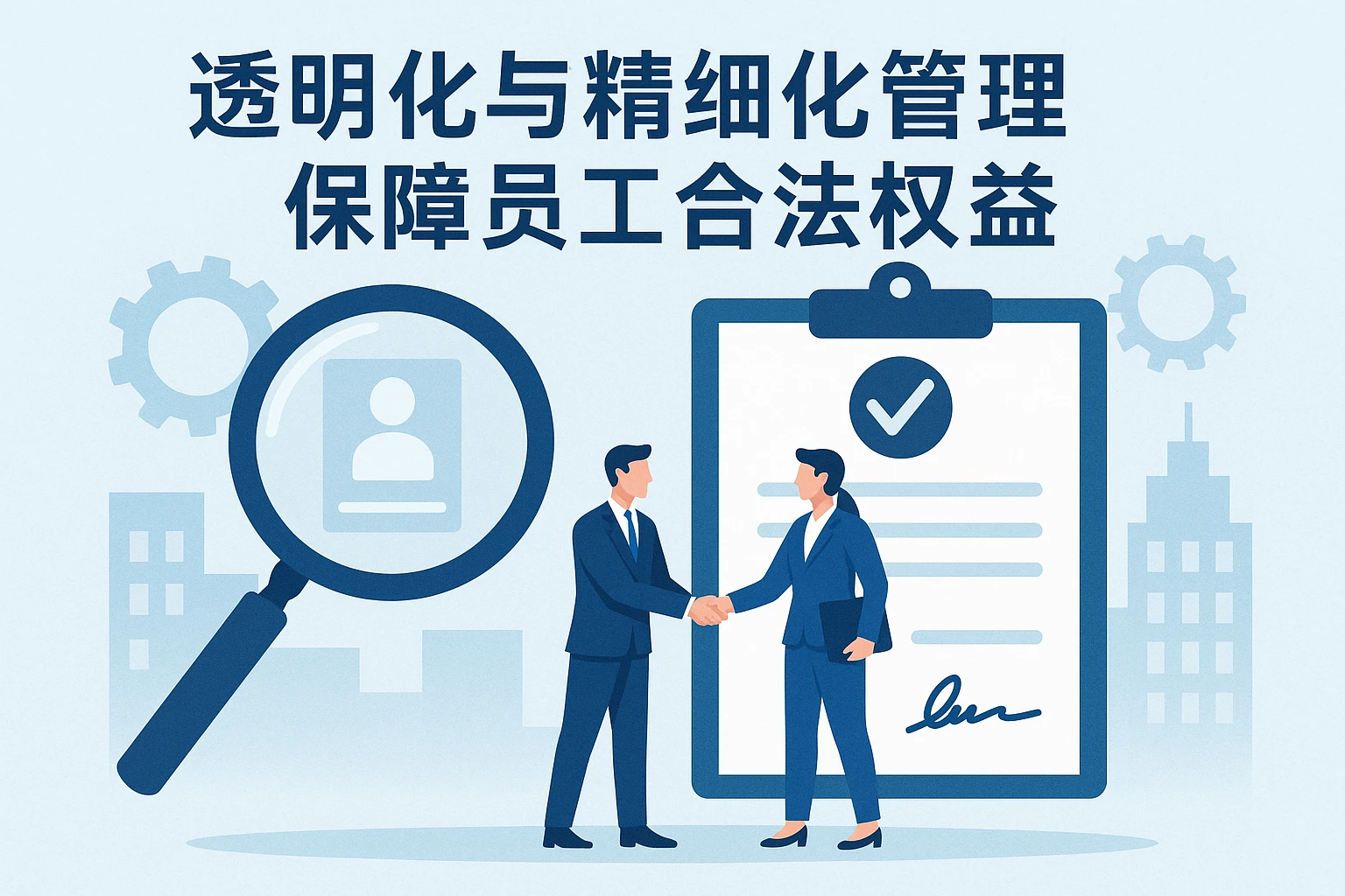 透明化与精细化管理保障员工合法权益