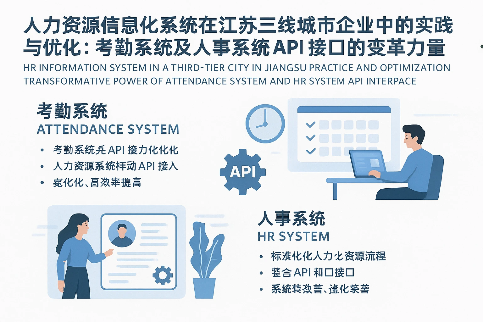 人力资源信息化系统在江苏一三线城市企业中的实践与优化：考勤系统及人事系统API接口的变革力量