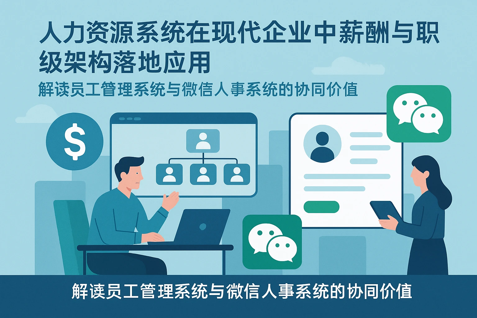 人力资源系统在现代企业中的薪酬与职级架构落地应用 —— 解读员工管理系统与微信人事系统的协同价值