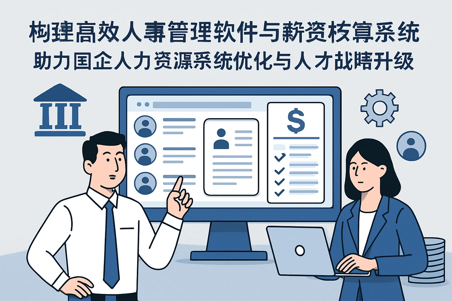 构建高效人事管理软件与薪资核算系统，助力国企人力资源系统优化与人才战略升级