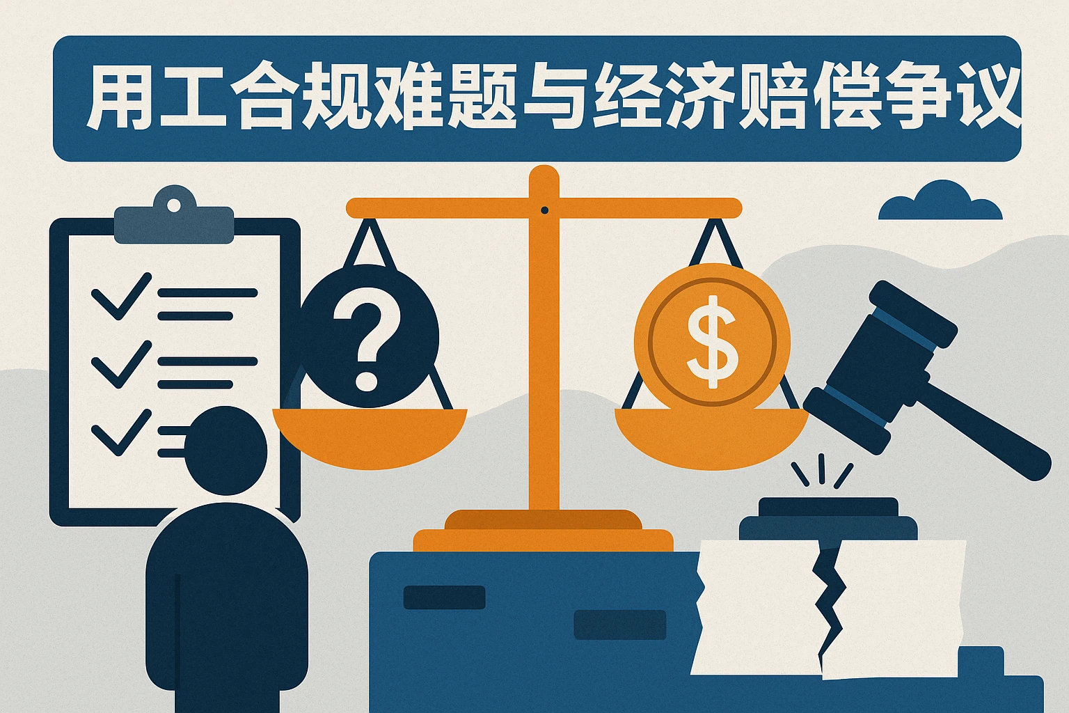 用工合规难题与经济赔偿争议