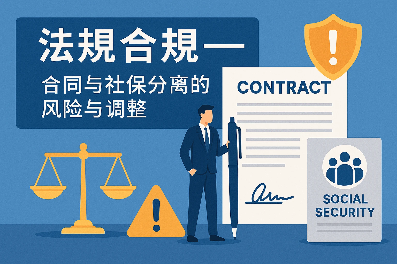 法规合规——合同与社保分离的风险与调整