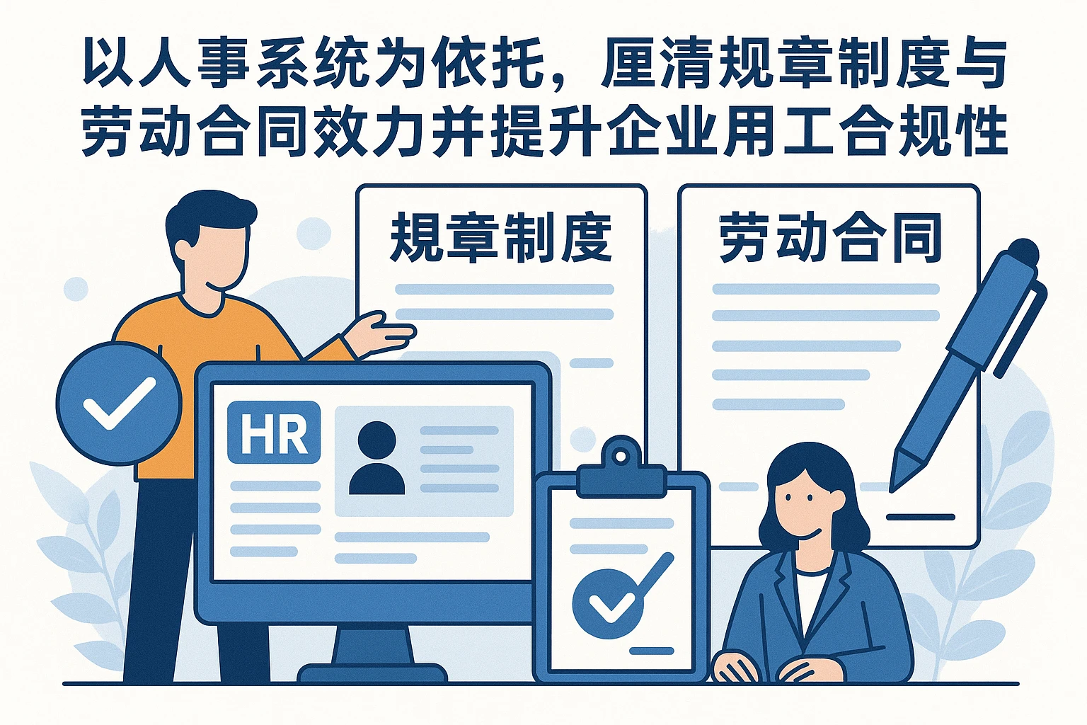 以人事系统为依托，厘清规章制度与劳动合同效力并提升企业用工合规性