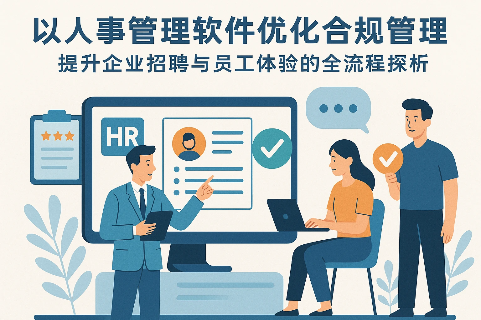 以人事管理软件优化合规管理——提升企业招聘与员工体验的全流程探析