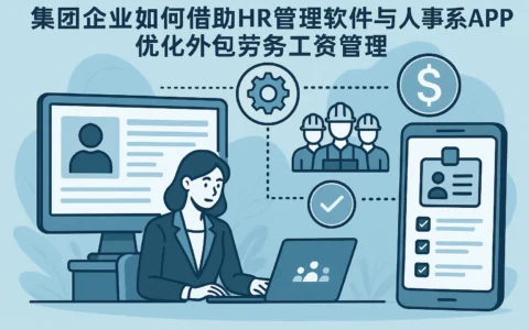 集团企业如何借助HR管理软件与人事系统APP优化外包劳务工资管理