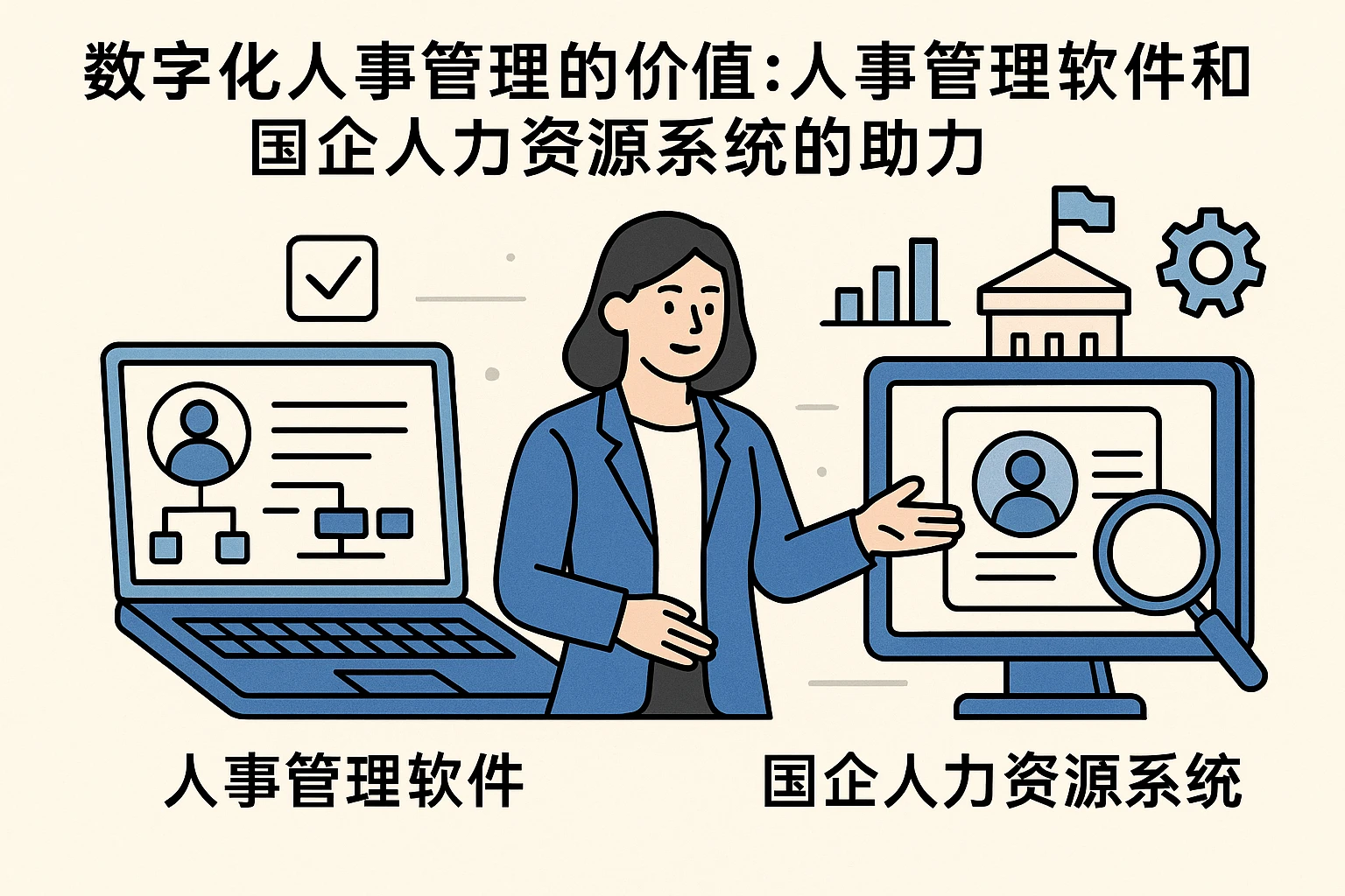 数字化人事管理的价值：人事管理软件和国企人力资源系统的助力