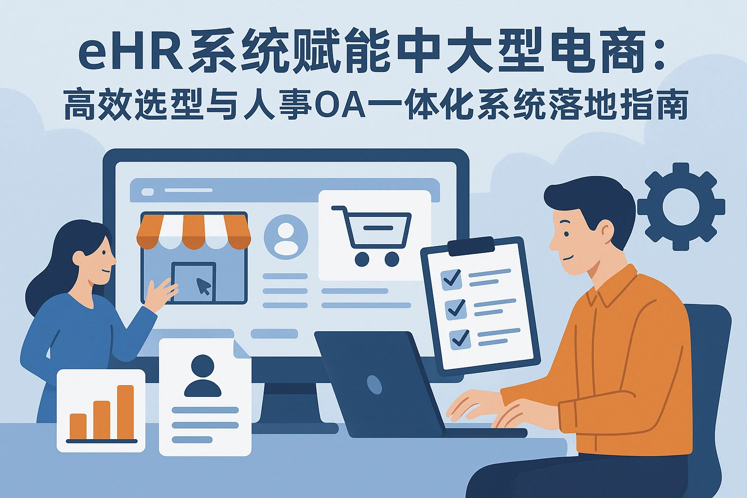 eHR系统赋能中大型电商：高效选型与人事OA一体化系统落地指南