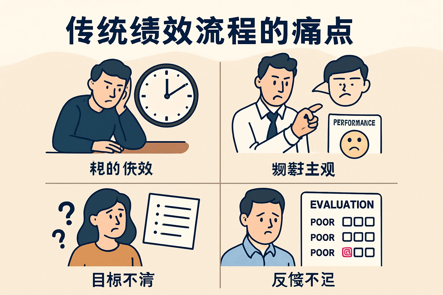 传统绩效流程的痛点回溯