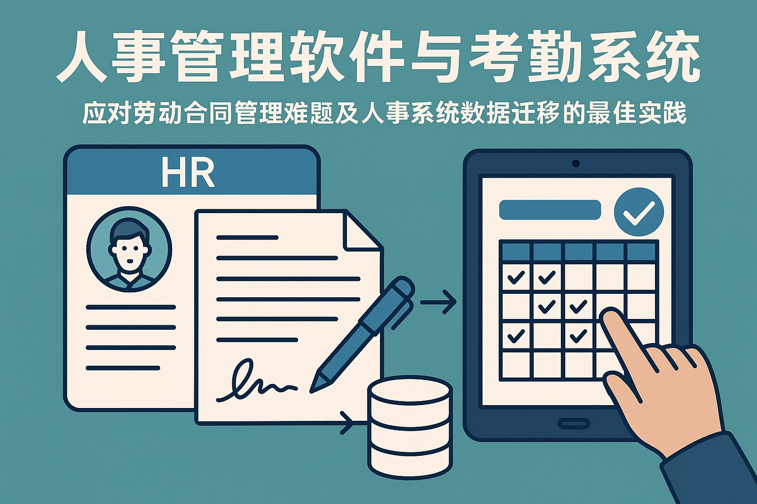 人事管理软件与考勤系统：应对劳动合同管理难题及人事系统数据迁移的最佳实践