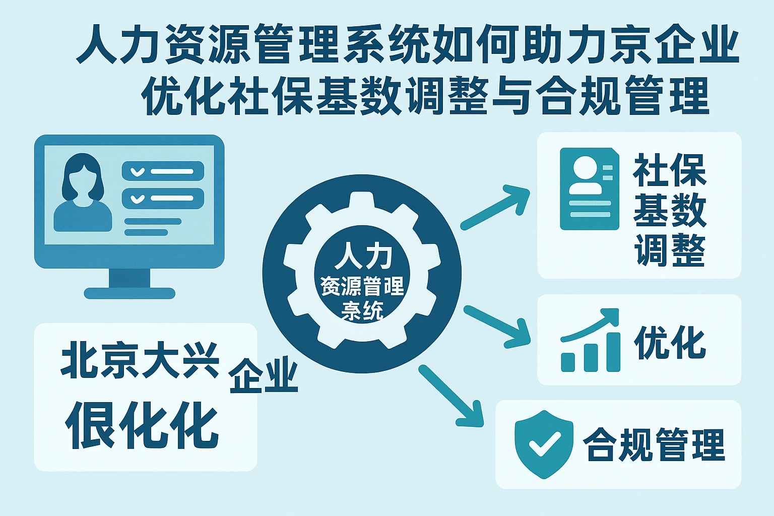 人力资源管理系统如何助力北京大兴企业优化社保基数调整与合规管理