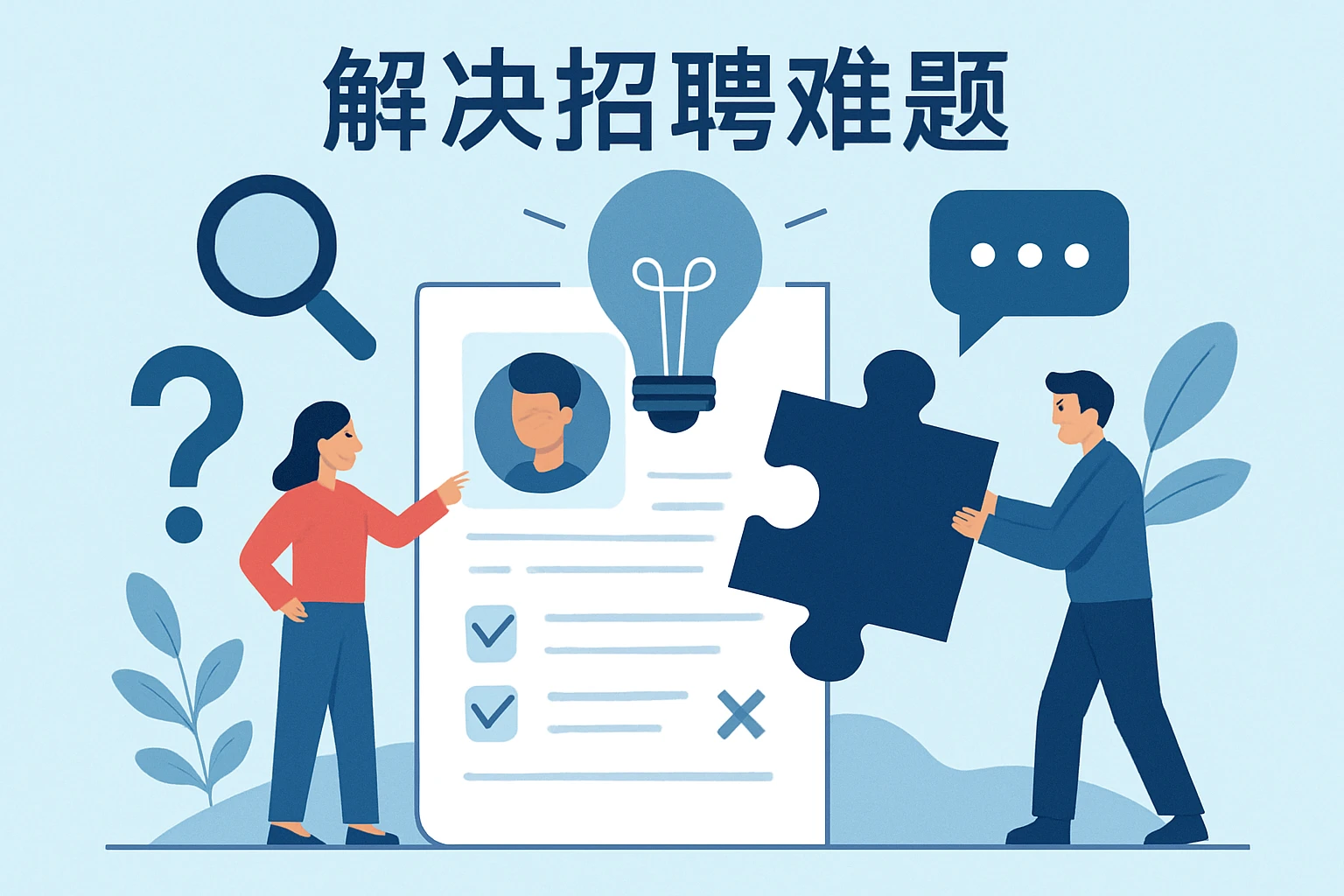 解决招聘难题