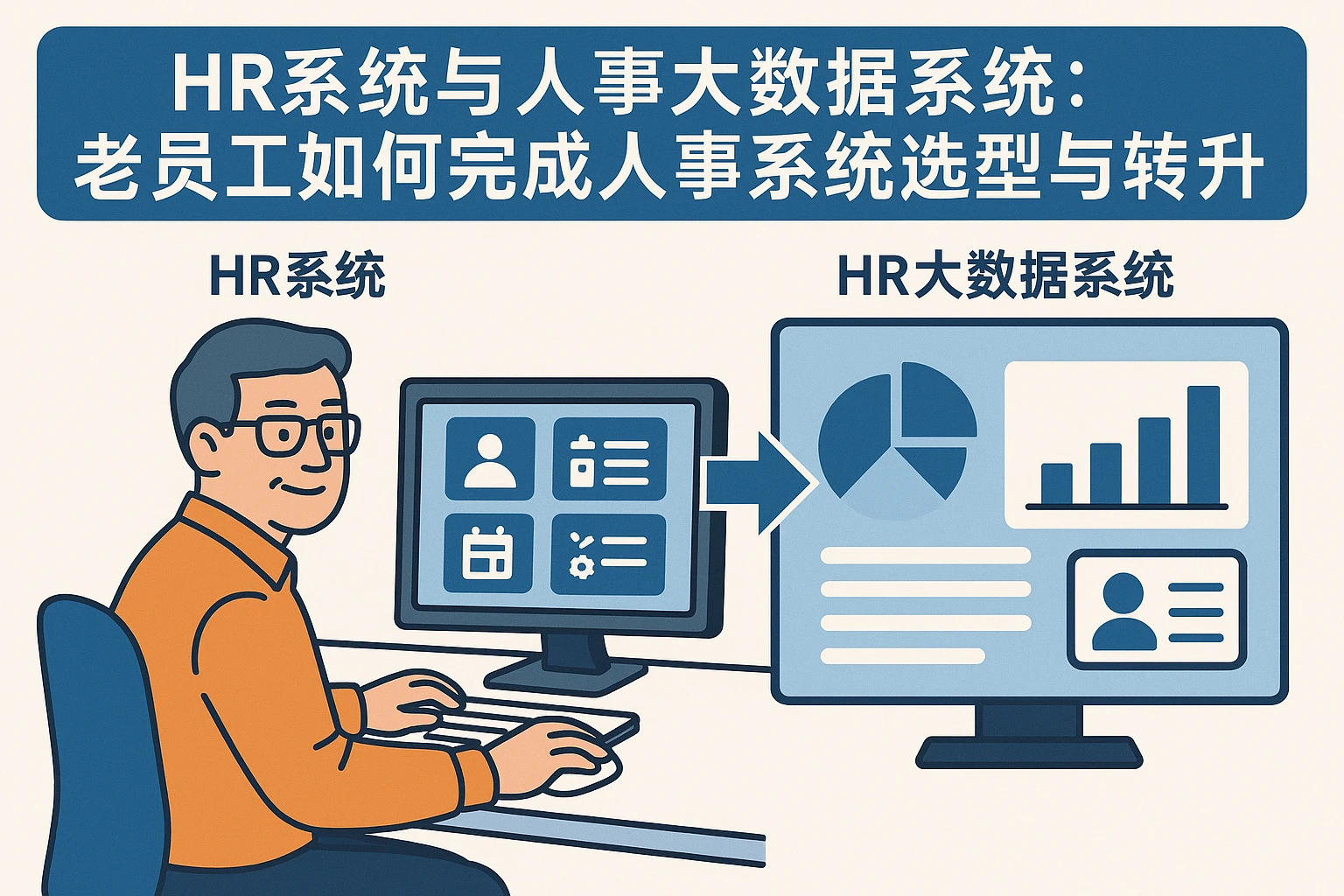 HR系统与人事大数据系统：老员工如何完成人事系统选型与转型提升