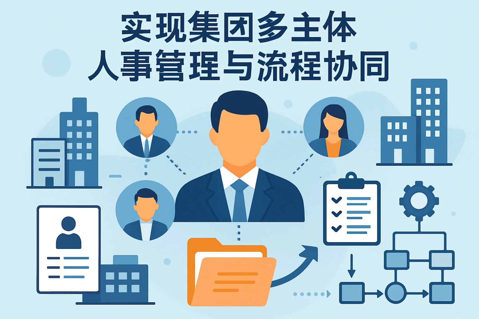 实现集团多主体的人事管理与流程协同