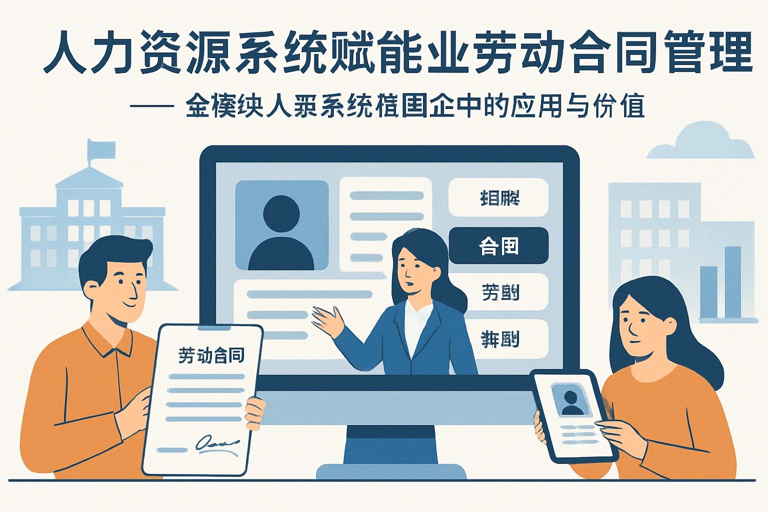 人力资源系统赋能企业劳动合同管理：全模块人事系统在国企中的应用与价值